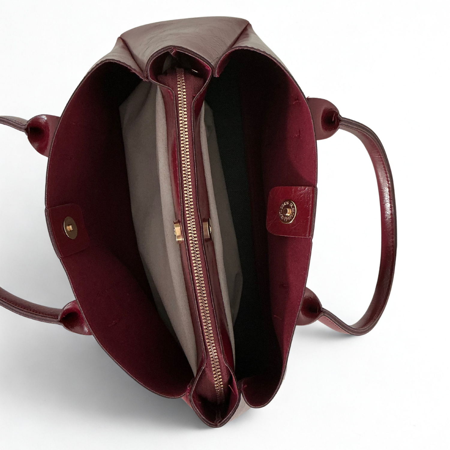 Mabel Suni Deri Kadın Omuz Çantası İç Astarlı Fermuarlı