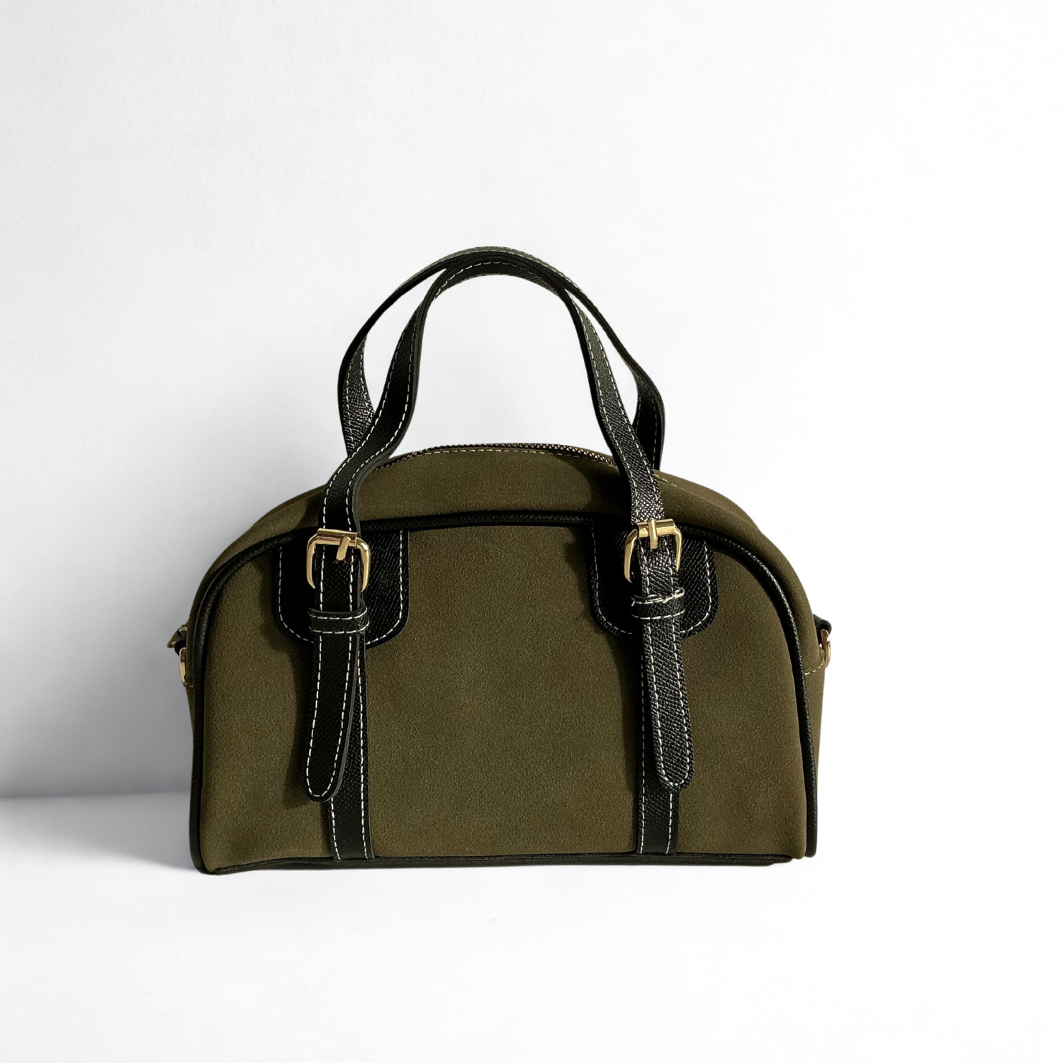 Miro Süet El ve Omuz Çapraz Askılı Kadın Çanta