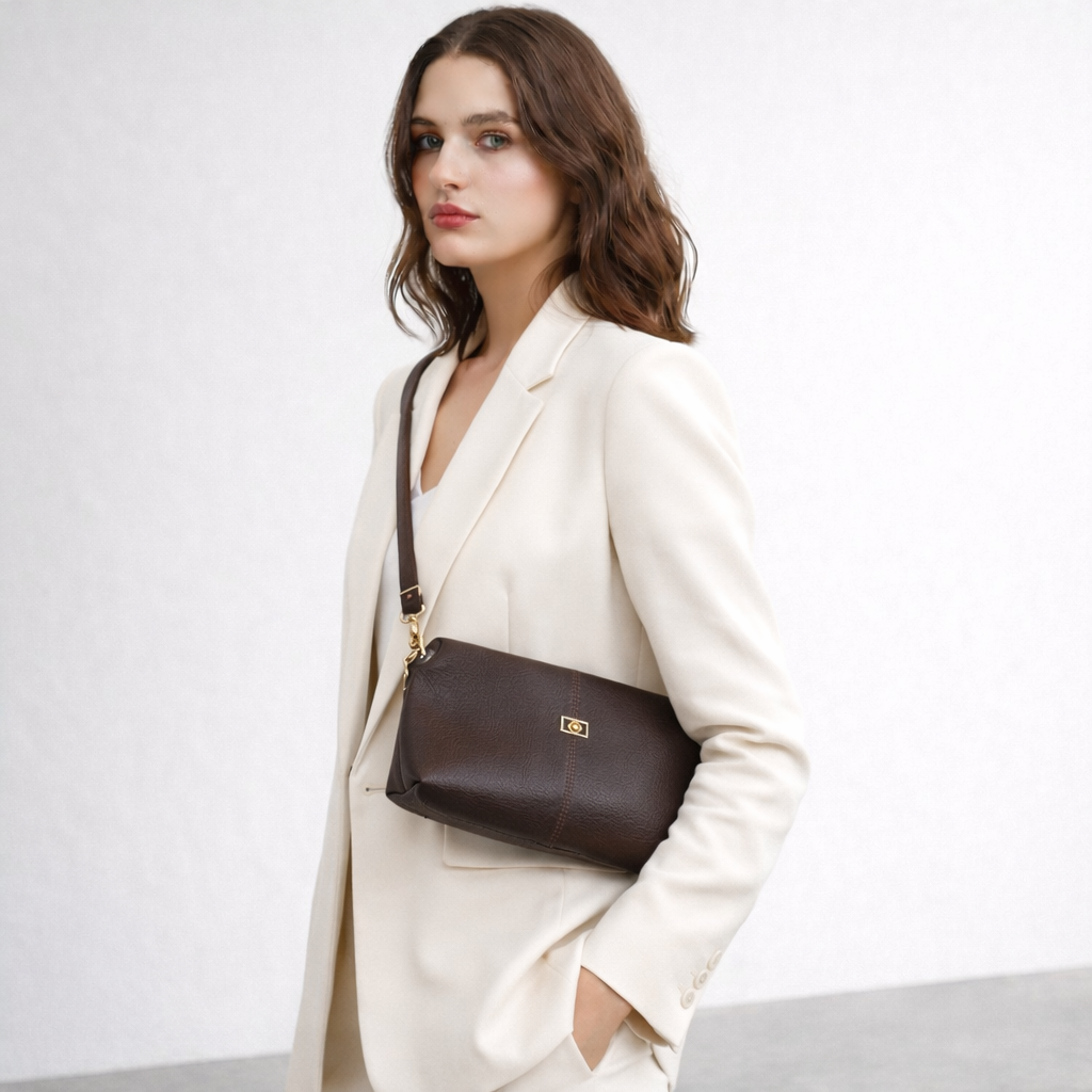 Jade Deri  Kadın Clutch Çanta