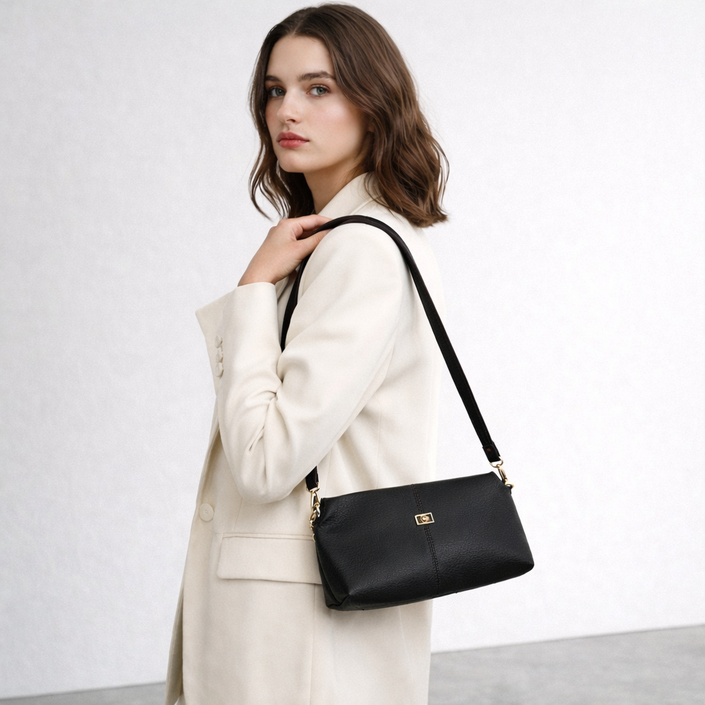 Jade Deri  Kadın Clutch Çanta