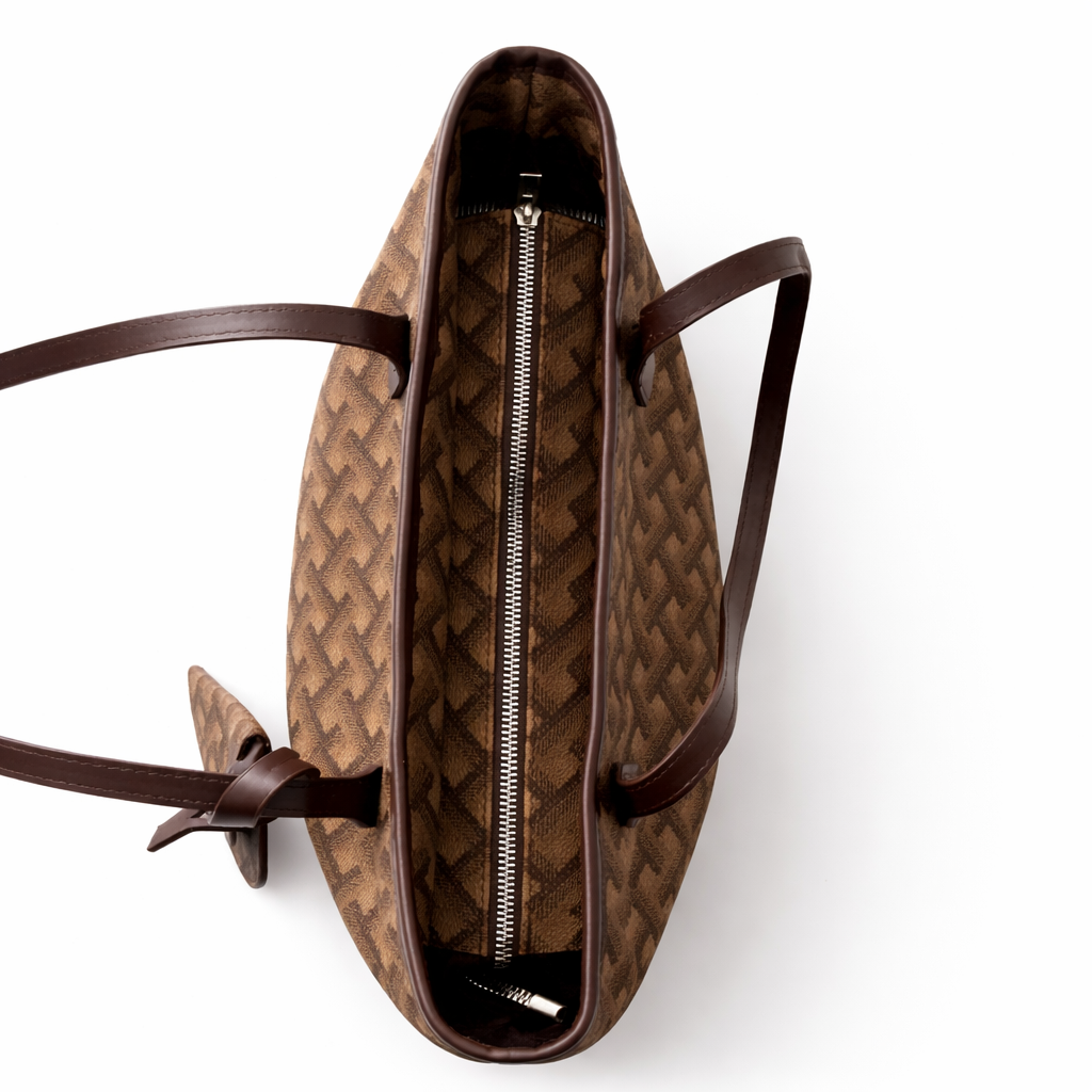 Vento Monogram Desenli Kadın Omuz Çantası