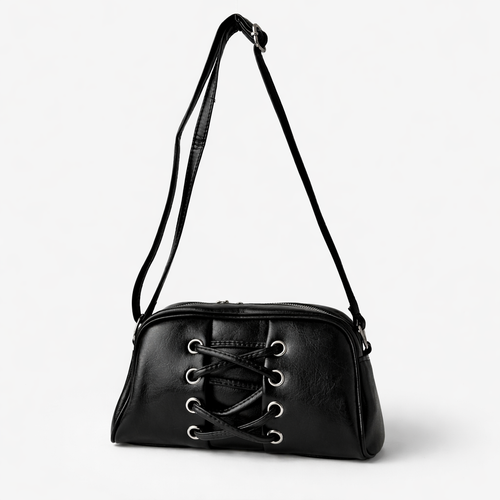 Elara  Bağcıklı Kadın Omuz ve Çapraz Askılı Çanta