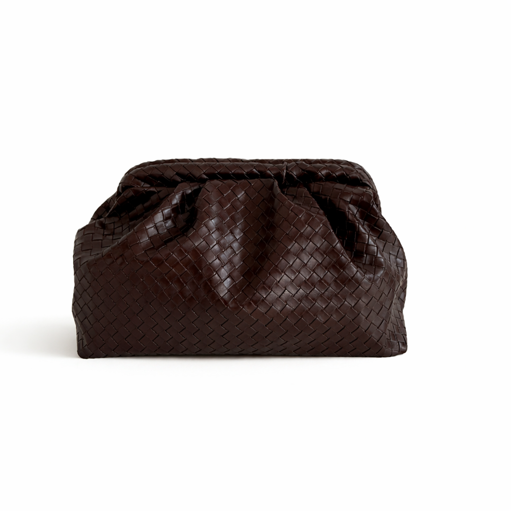 Valerina Örgü Dokulu Clutch Çanta