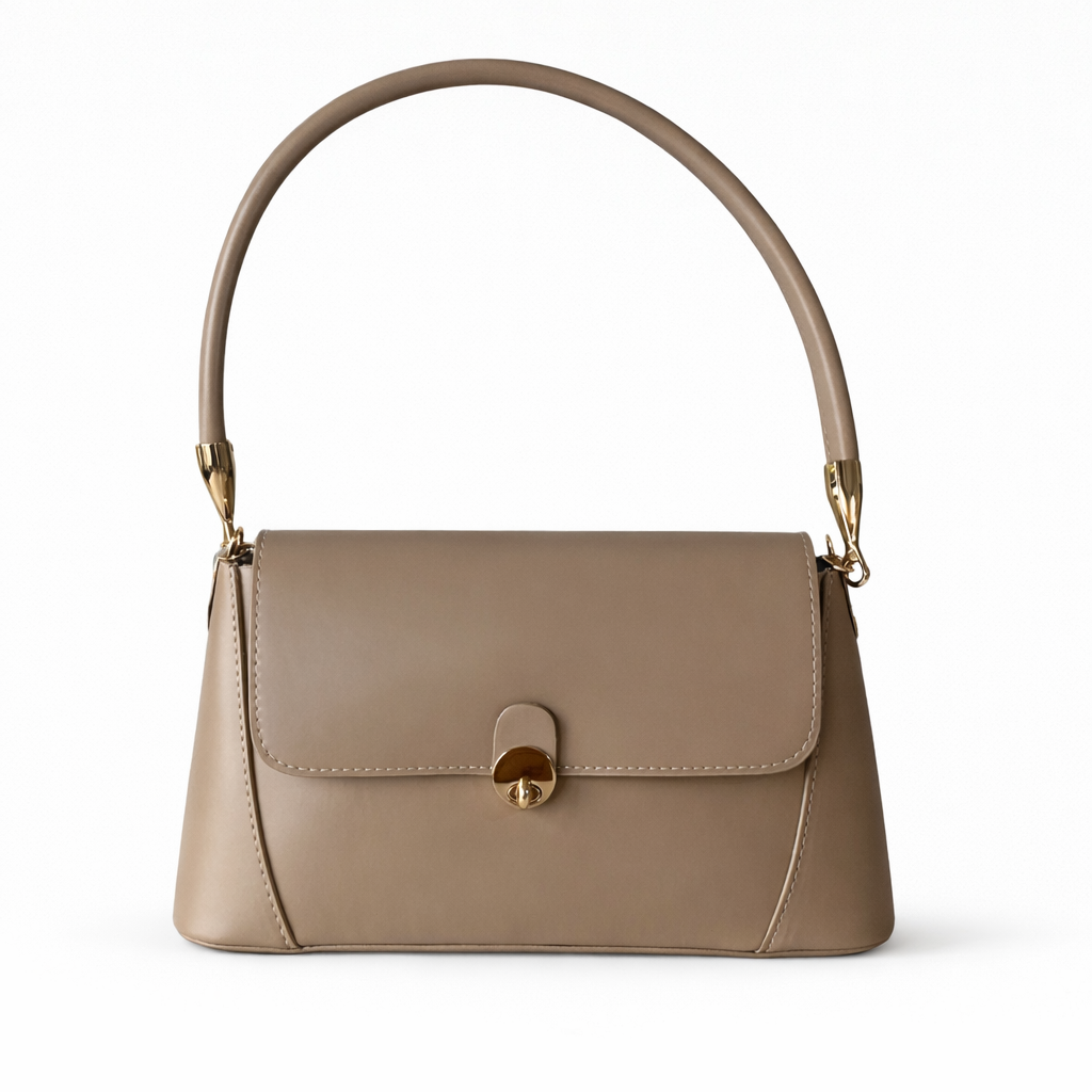 Yako Classy Kadın Omuz Çantası–Kilit Kapamalı