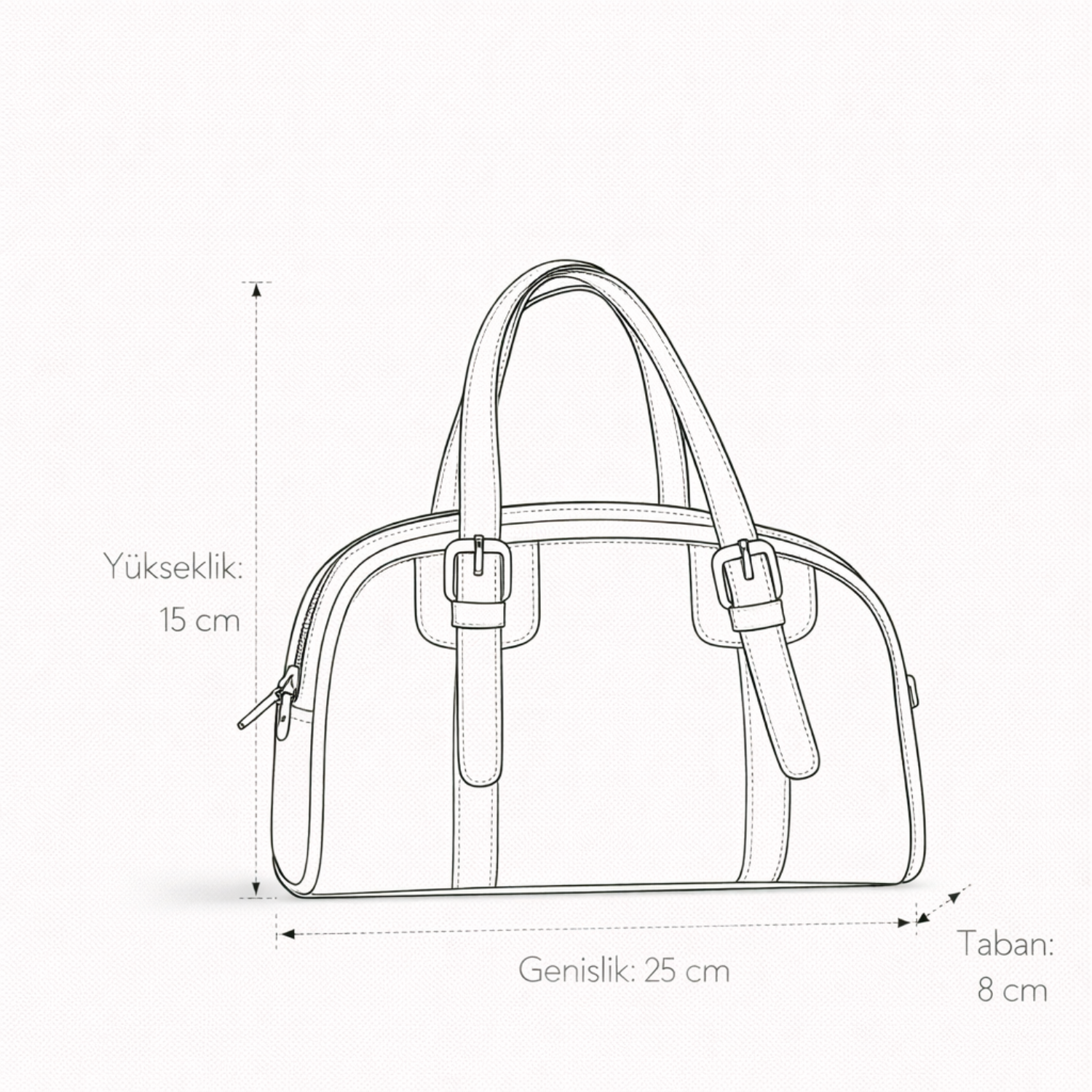 Miro Süet El ve Omuz Çapraz Askılı Kadın Çanta