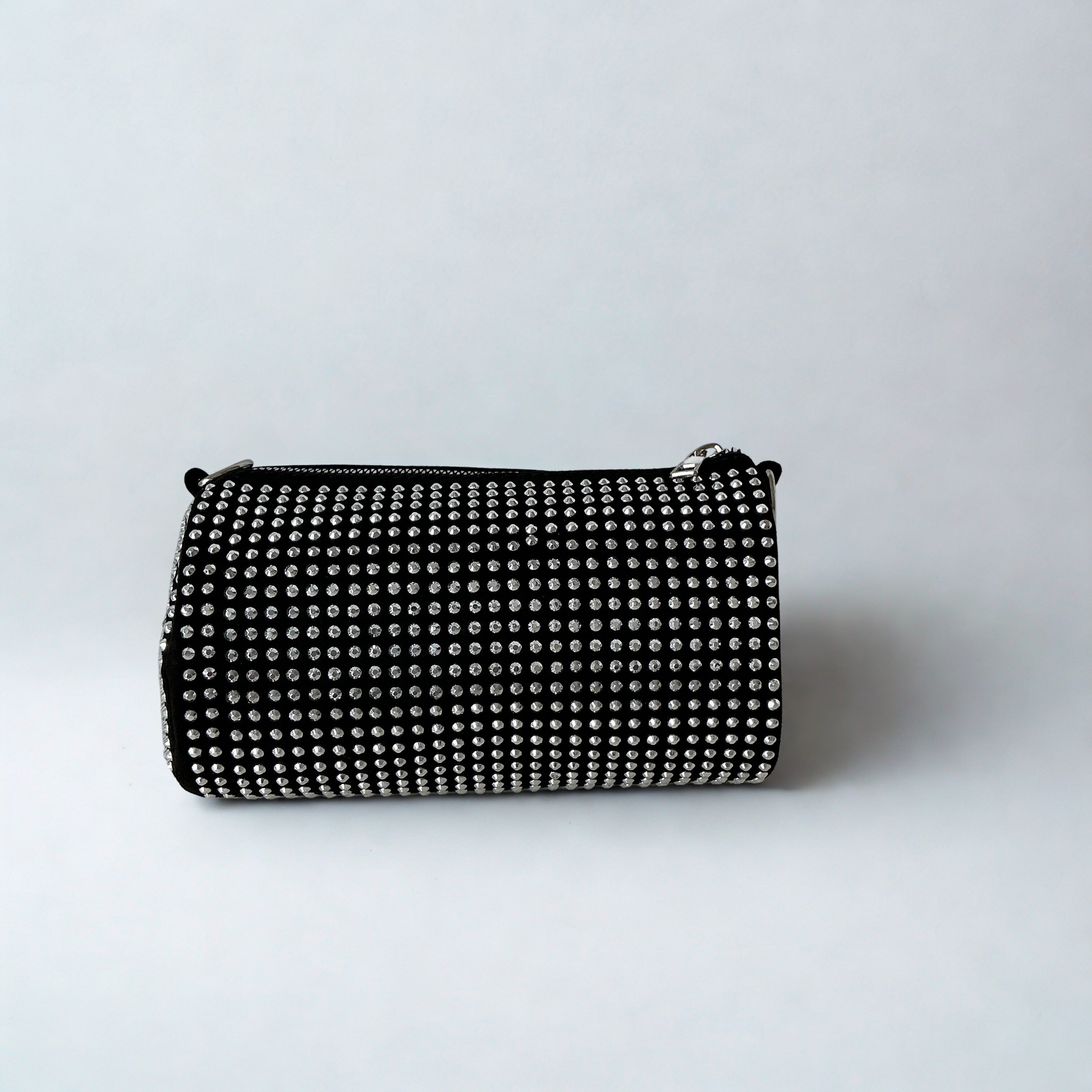 Luxe Taş Detaylı Zincir Askılı Clutch Çanta