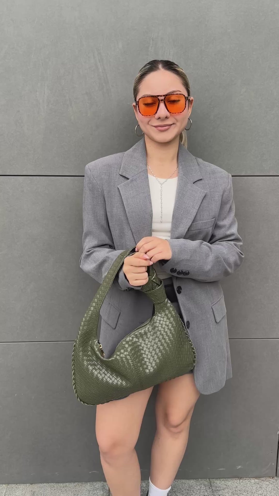 Roma Örgü Dokulu Kadın Omuz Çanta